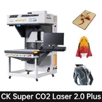 CK Super CO2 Laser 2.0 Plus for HTV stickers, paper card cutting, leather engraving